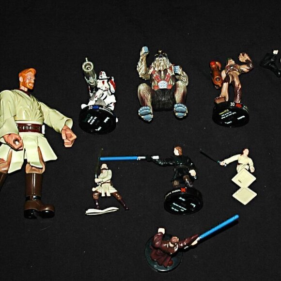STAR WARS 13 Figurines Character Lot - Picture 1 of 9